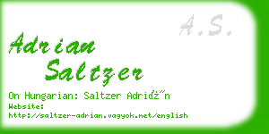 adrian saltzer business card